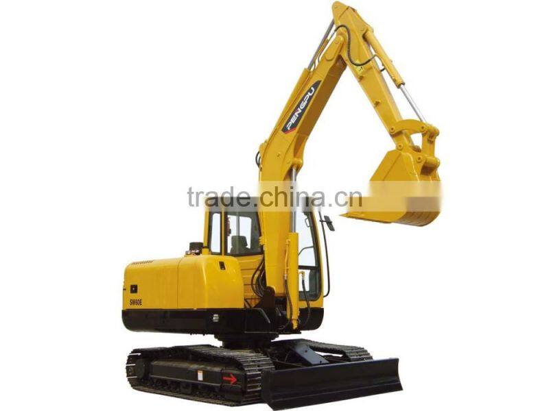 Pengpu Construction equipment 7T Crawler Excavator Machine SW70E