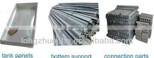 100 cubic meters galvanized water tanks/professional galvanized steel water tank/galvanized steel square water tank