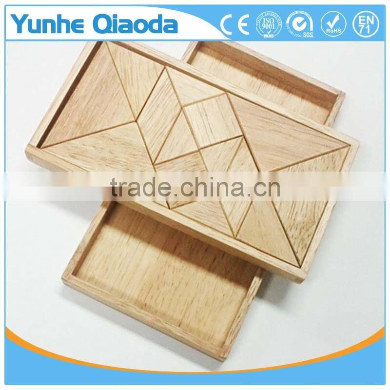 top quolity Wooden Tangram Jigsaw Puzzle - Unique Wooden Toys for Kids and Adults Gifts