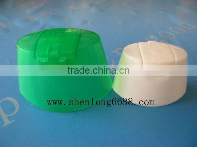 Plastic mushroom flip top bottle cap