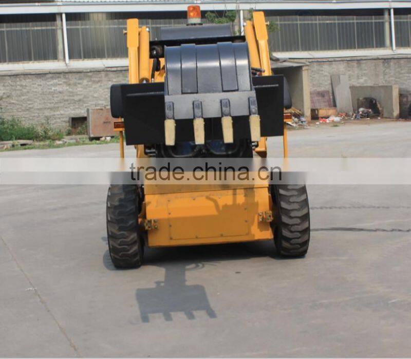 mini skid steer loader mounted china mini digger attachment for sale