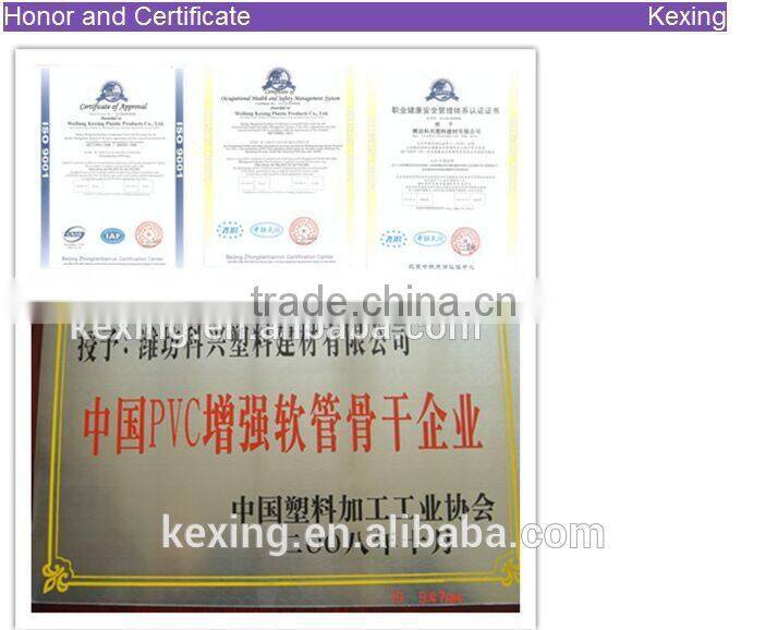 Premium PVC monolayer elastic pipe from kexing