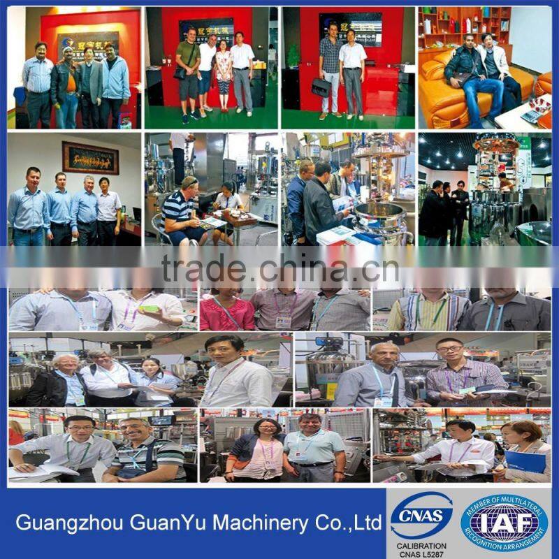 2017 hot sales 100L vacuum emulsifying mixer equipment for cosmetics paste cream heating,mixing,homogenizing and dispersing