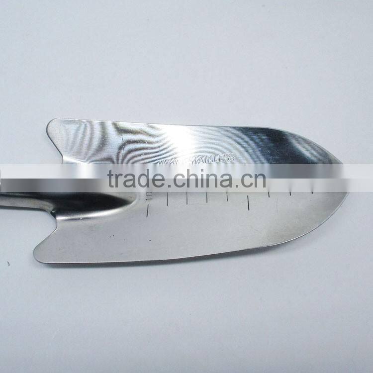 Mirror finishing stainless steel shovel hot selling garden tool shovel steel shovel