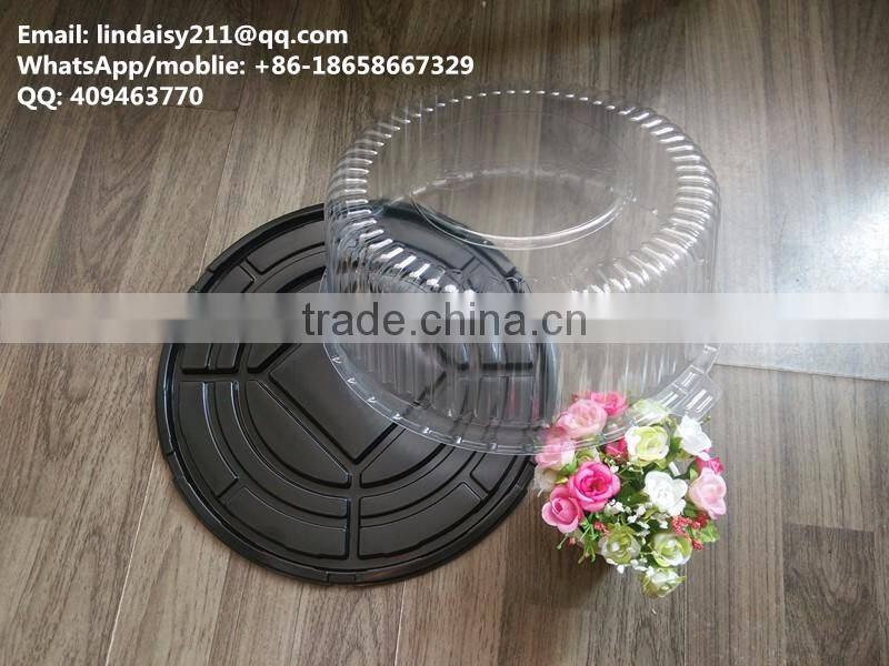 10 inch Disposable Feature and Cake Industrial Use Plastic Cake dome containers, custom LOGO accept