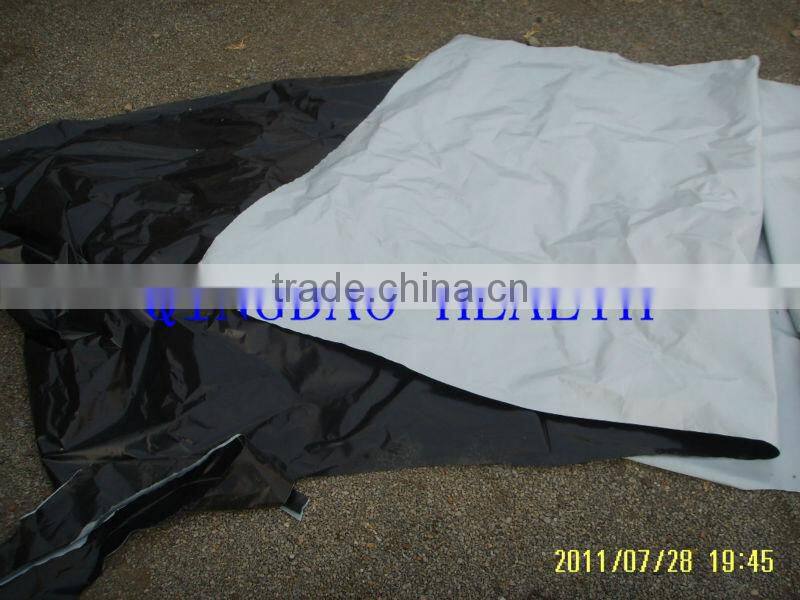 green/white or white/black silo cover ,mulch film