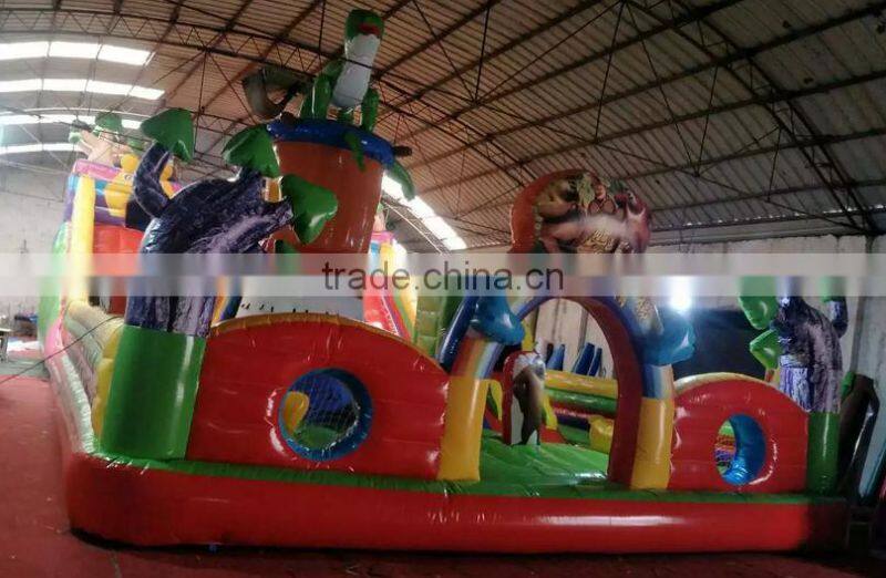 0.45mm PVC inflatable material for castles, trampolines, toys