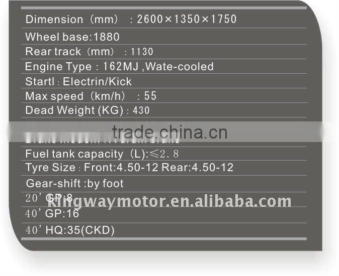 KW150ZK-8 Passenger side mirror for rickshaw in sale,three wheel motorcycle & spare part