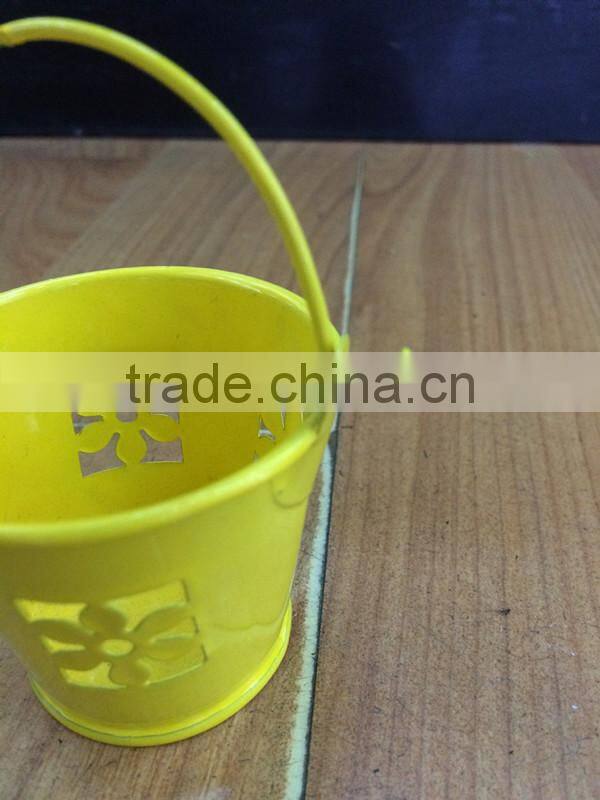 wholesale watering can design home decoration table unique metal types of flower vase