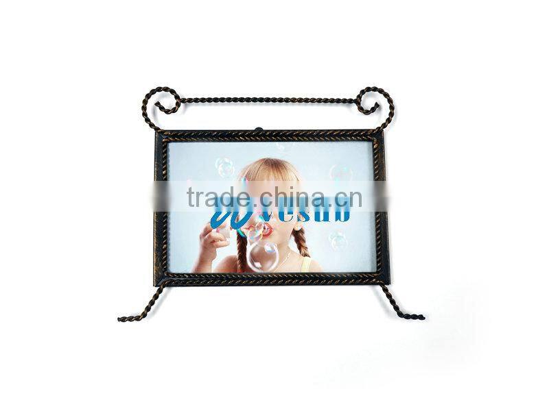 Sublimation Iron tile Photo frame with metal insert