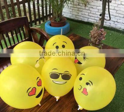 2016 Whosale Emoji Party emulsion Balloon For Decoration