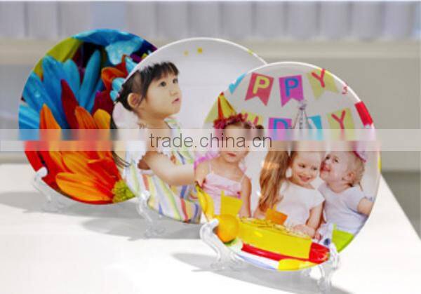 Dishwasher Safe White Polymer Plate For Sublimation