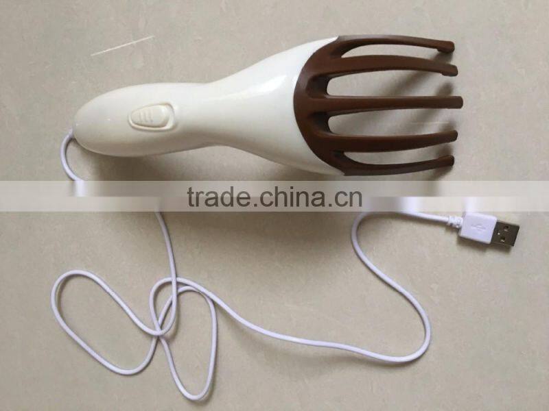 Mini Electric Five Claws Shape Head Massager, USB Multifunctional Massager With Battery