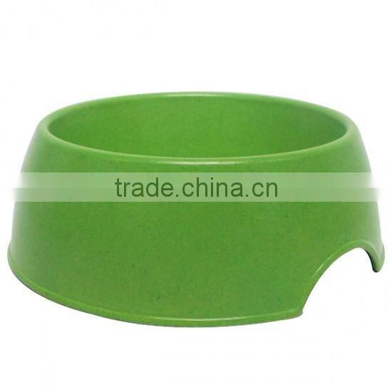 Biodegradable Natrual Bamboo Fiber dog Pet Bowl