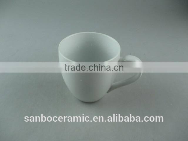 Wholesale Stock white blank ceramic mug,plain white coffee mug