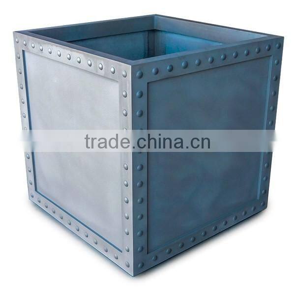 FO-9C51 Square Corten Steel Flower pot/garden planter