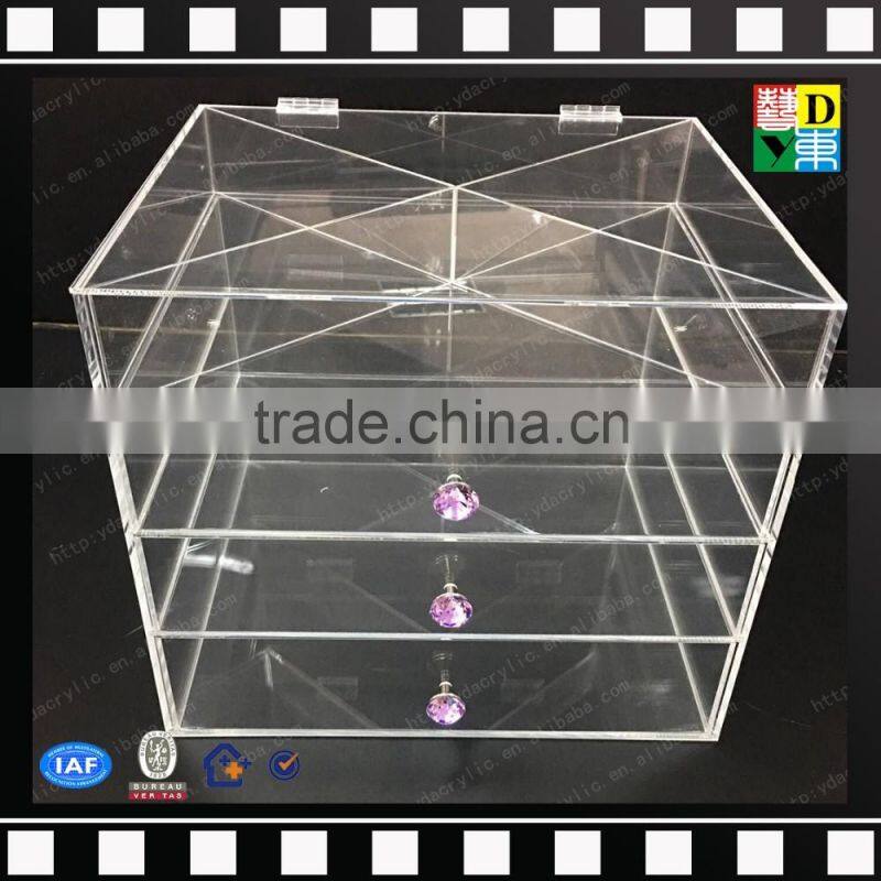 2016 Manufacturer supply 3/4/5/6 Drawer Acrylic Makeup Organizer Wholesale