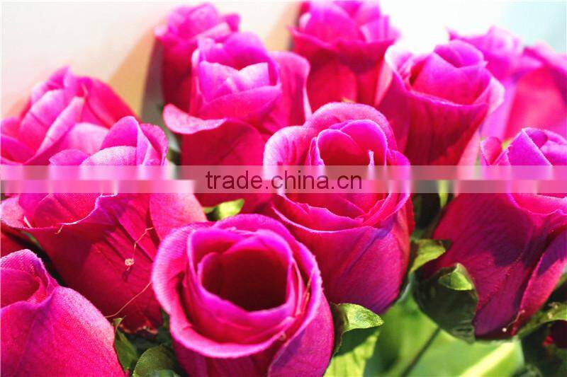 Home garden decorative wedding 70cm Height artificial plastic Flower bronze Bushing 18 head tulip EMG11 21W08