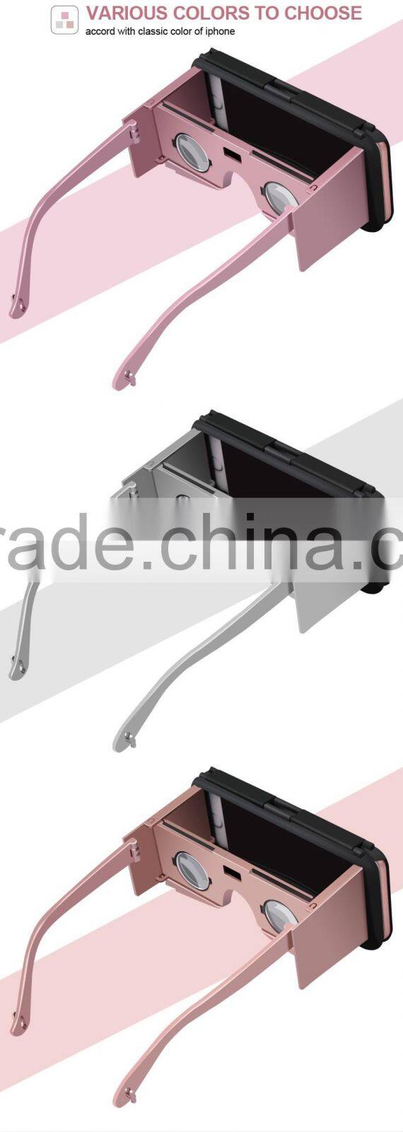 2016 best selling Smartphone case Virtual Reality VR box 3d video glasses