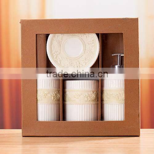 HOT Europen style ceramic bathroom accessory set