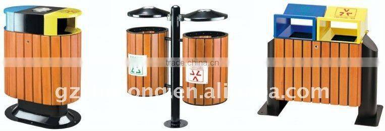 Newest design Hotel outdoors amenities rubbish bin