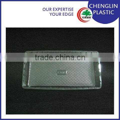 transparent disposable fruit packing container