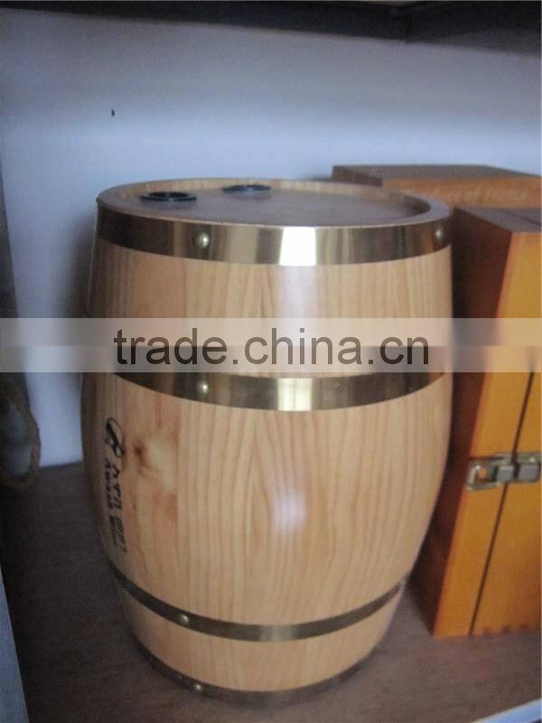 cutomized natural pine wooden bucket