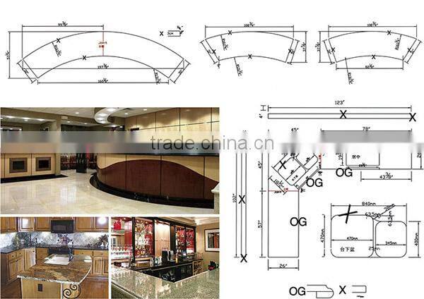 Engineered stone quartz calacatta white stone countertop for kitchen and bathroom