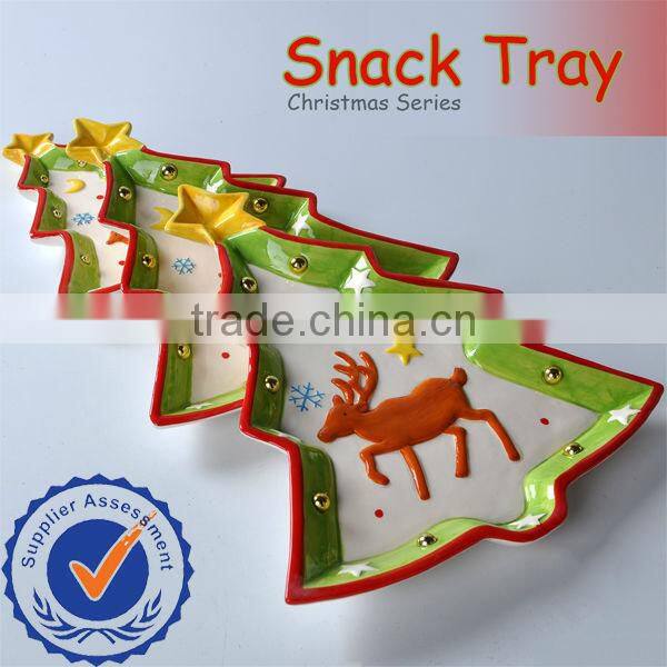 Christmas Tree Ornaments Christmas Tree Snack Tray