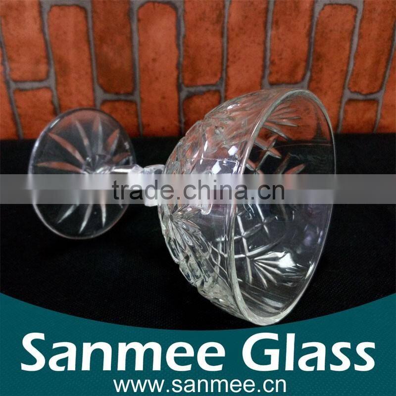 China Manufacture Wholesale Wine Black Glass Goblet