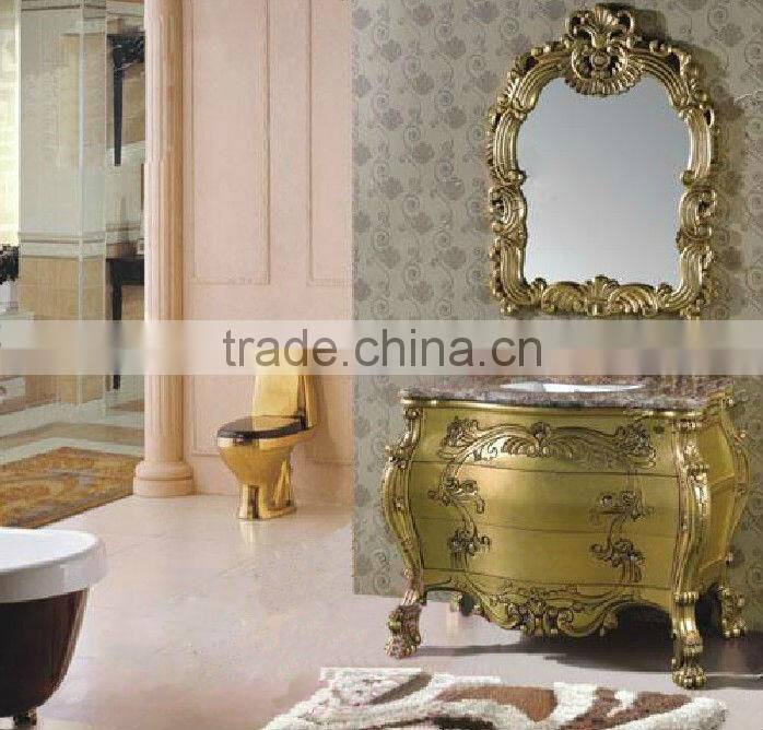 Bisini Gold color Bathroom Vanity Cabinet,Bathroom Mirror Cabinet;Bathroom Furniture Cabinet;(BF08-4048)