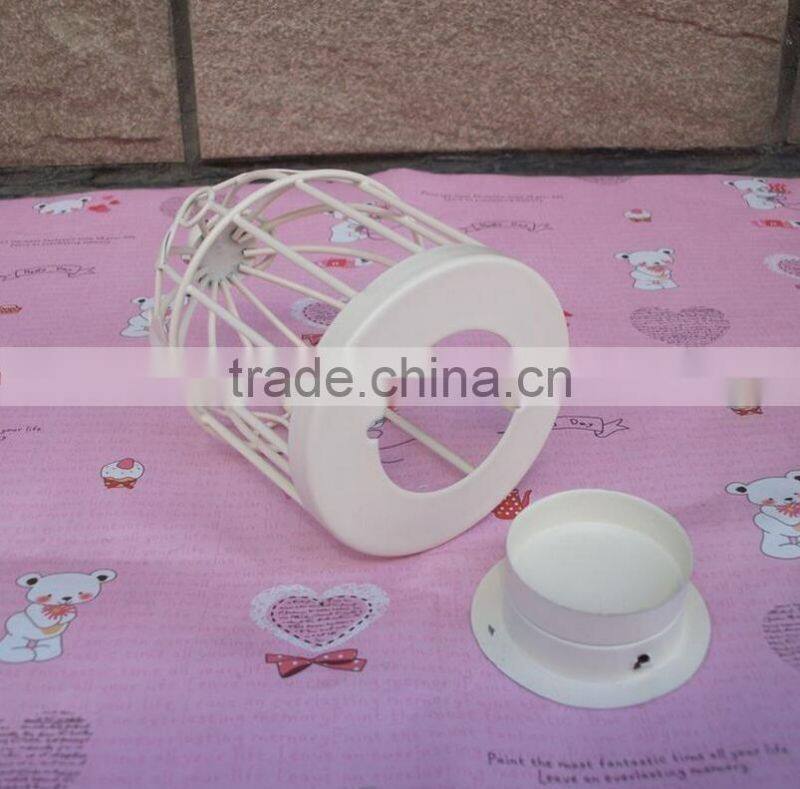 Bird Cage Outdoor hanging Decorative solar candle lantern