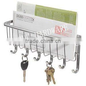 Wall Mounted Mail and Key Rack