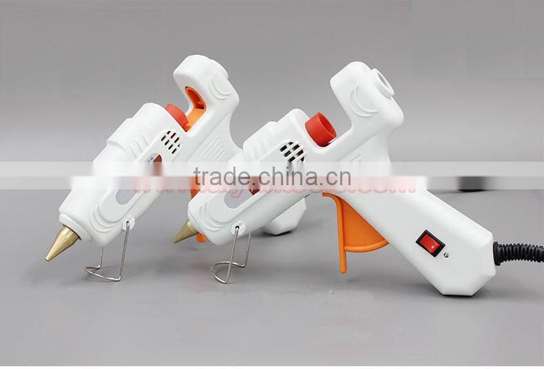 Hot melt Glue Gun, glue stick, adjustable tempreture, with turn on/off 10w-100w