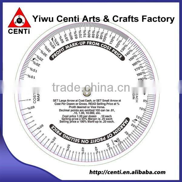 Hot Sale Profit Markup Plastic 2 Wheel Calculator