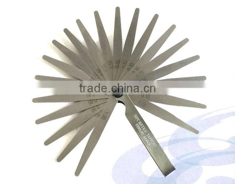 25PC High carbon steel Metric Taper Feeler Gauge