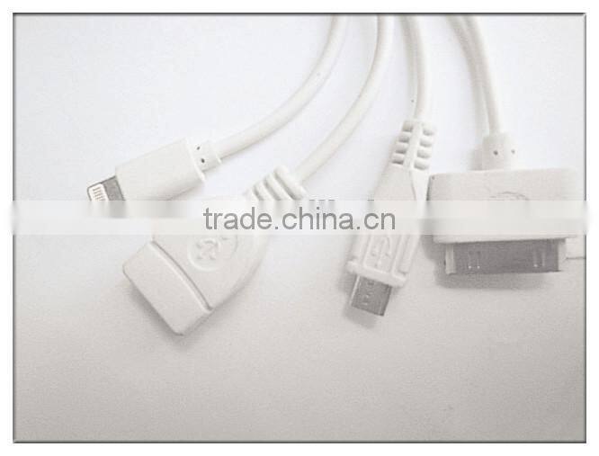 multifunction 4 port USB hub for iPhone 4,5,Samsung