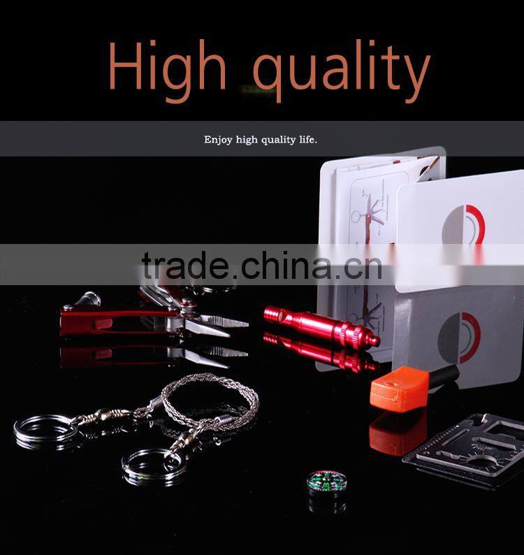 TopMedi 6 in 1 SOS Box survival kit,outdoor camping item