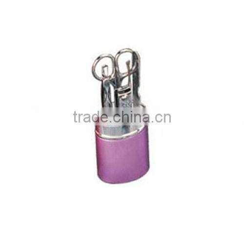 7pcs professional fashion cupcake manicure pedicure set