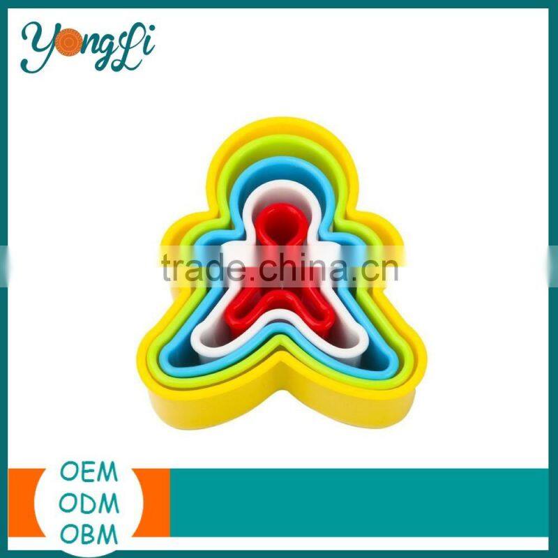 New Products Food Grade Kid Mini Plastic Round Cake Cutters