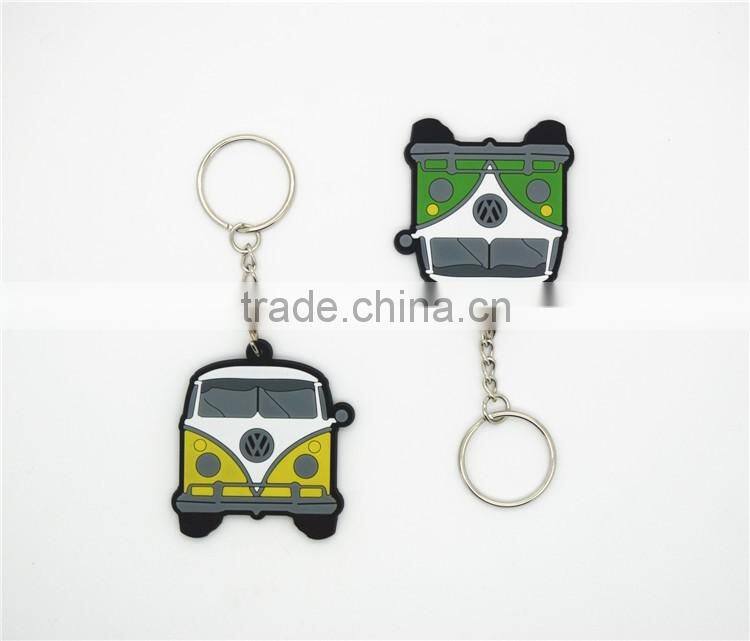 2016 Factory price custom rubber pvc keychain in China