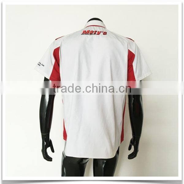 ZX OEM ODM mechanic work shirtstwo pocket work shirtsNew model casual shirt for men