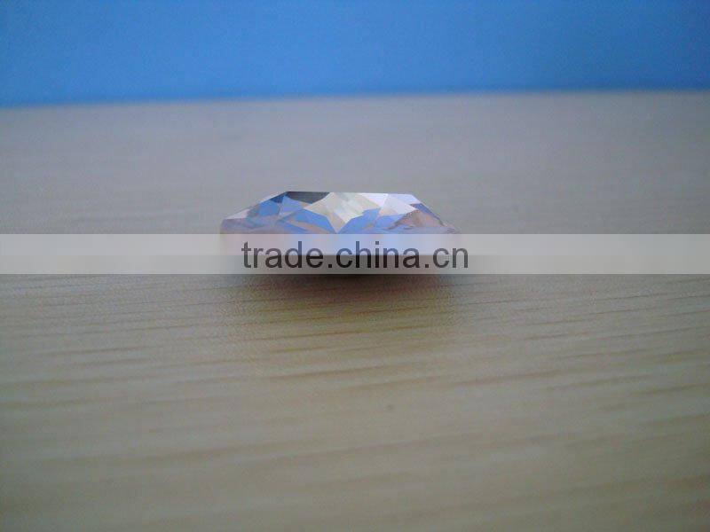 crystal diamond round crystal bead