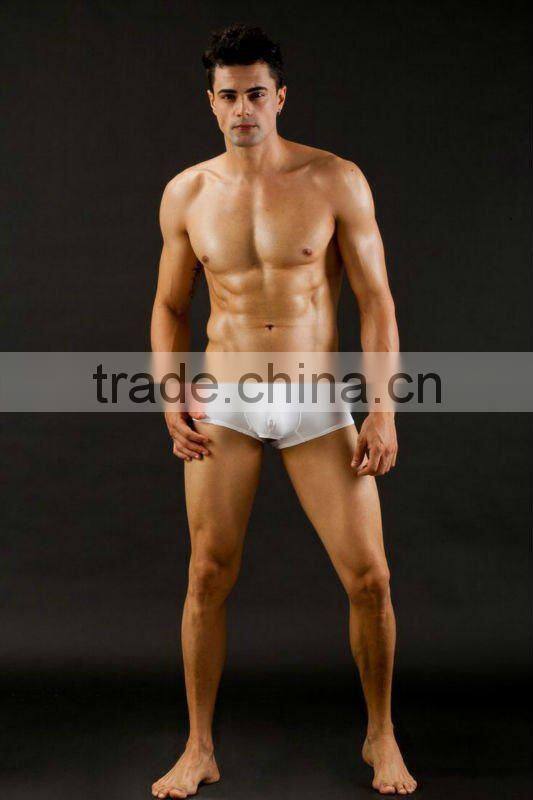 100%nylon super sexy boxer shorts for men ,unique design