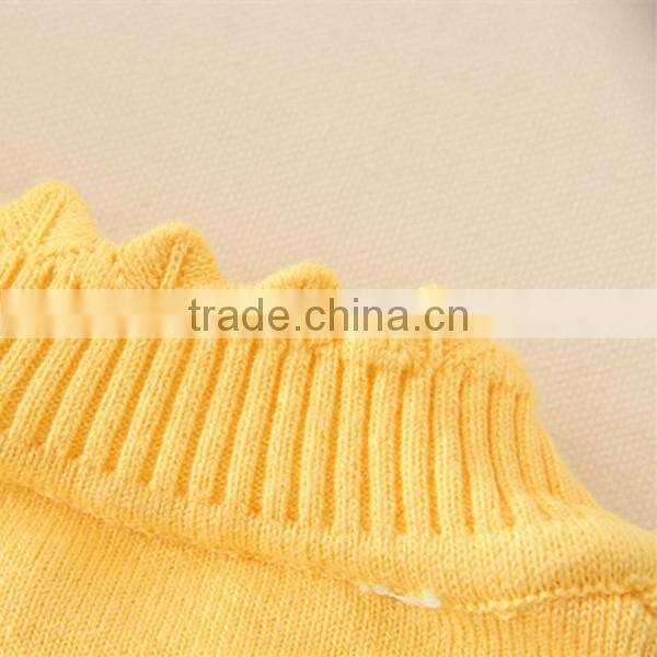 Infants Girls' Long Sleeve kid Sweater,banana yellow sweater designs for toddlers,baby sweater design with wholesale prices