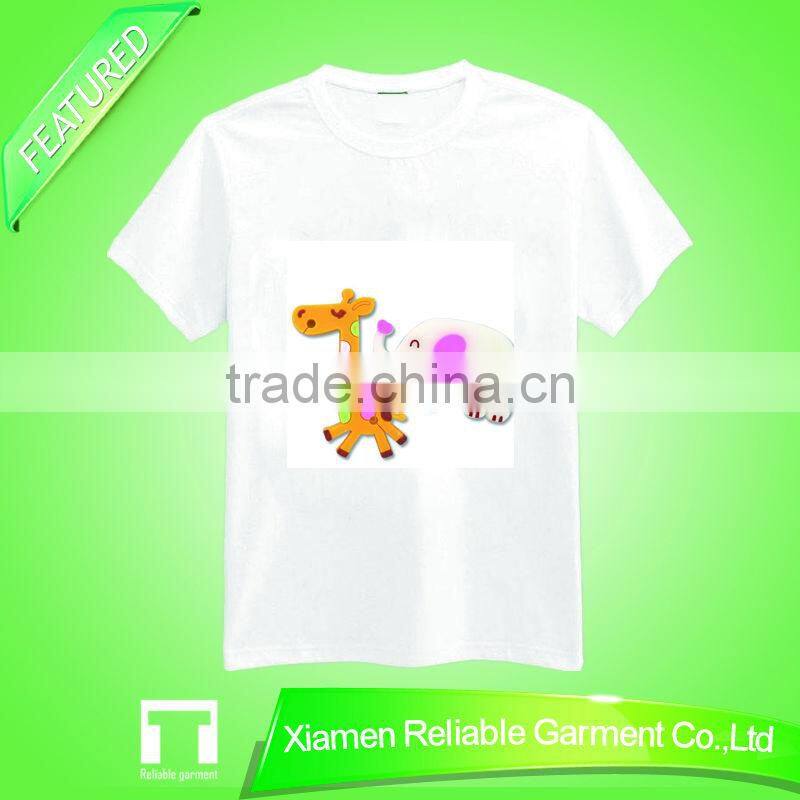 Hot! fashion 100% cotton kids t shirt printing cartoon pattern
