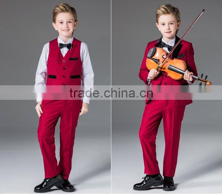 ELPA NXB0101 formal fancy black 3 piece designer boys suits