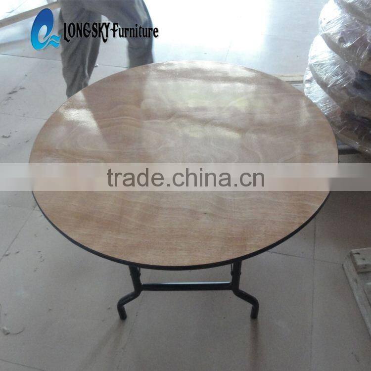 high quality wedding folded table banquet table hotel banquet tables with metal foldable leg