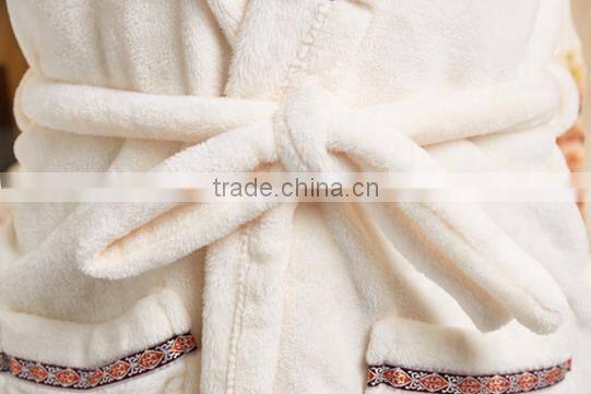 shaoxing liangya factory price hotel chevalier bathrobe