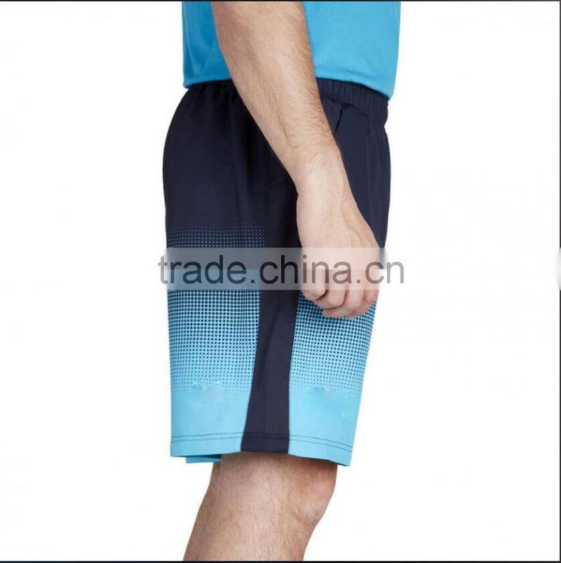 Dry Fit Printed High Waisted Lightweight Training Breathable Gym Shorts Men